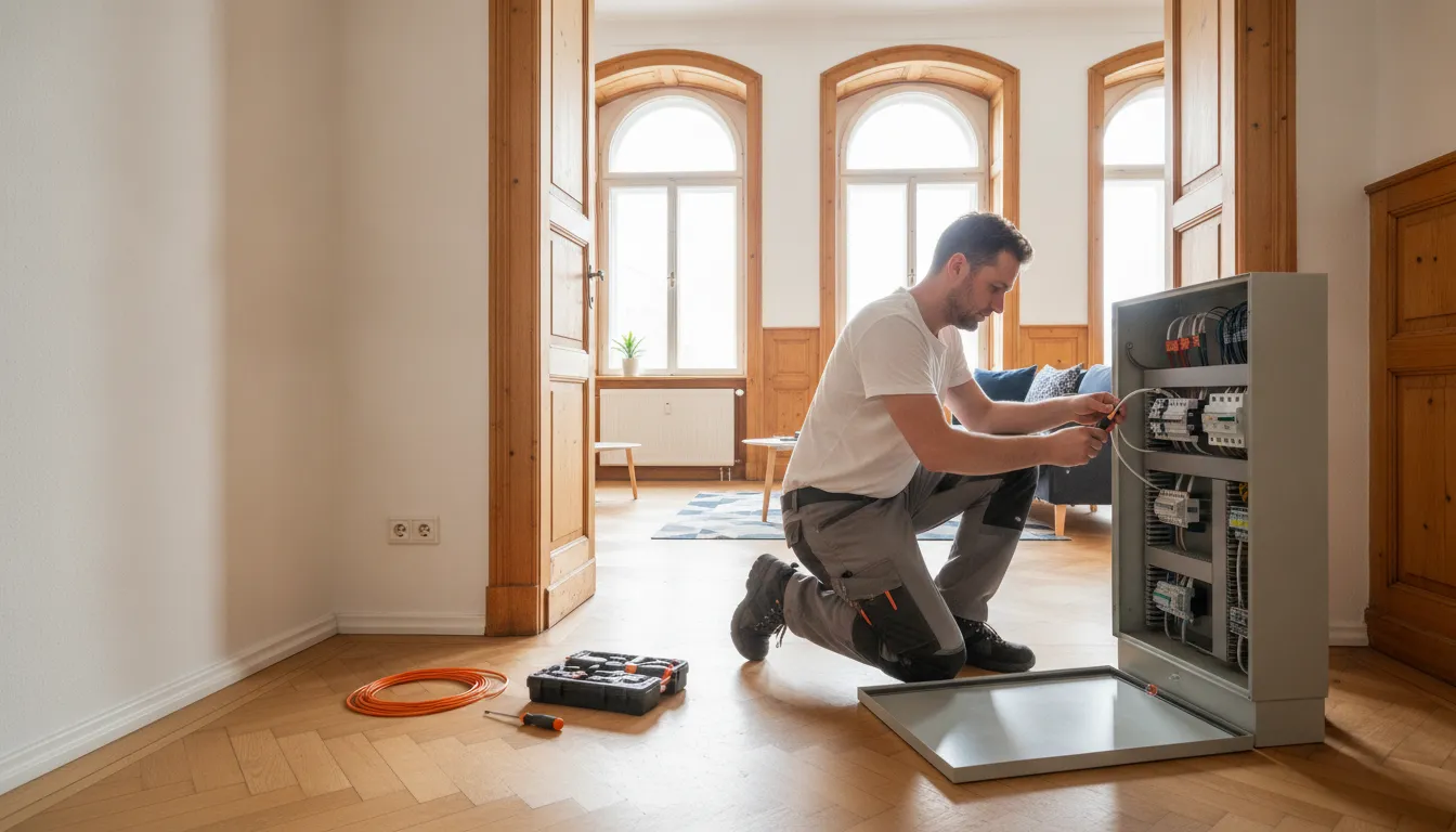 Elektrosanierung in Eißendorf – KSB Wohnungsanierung Hamburg